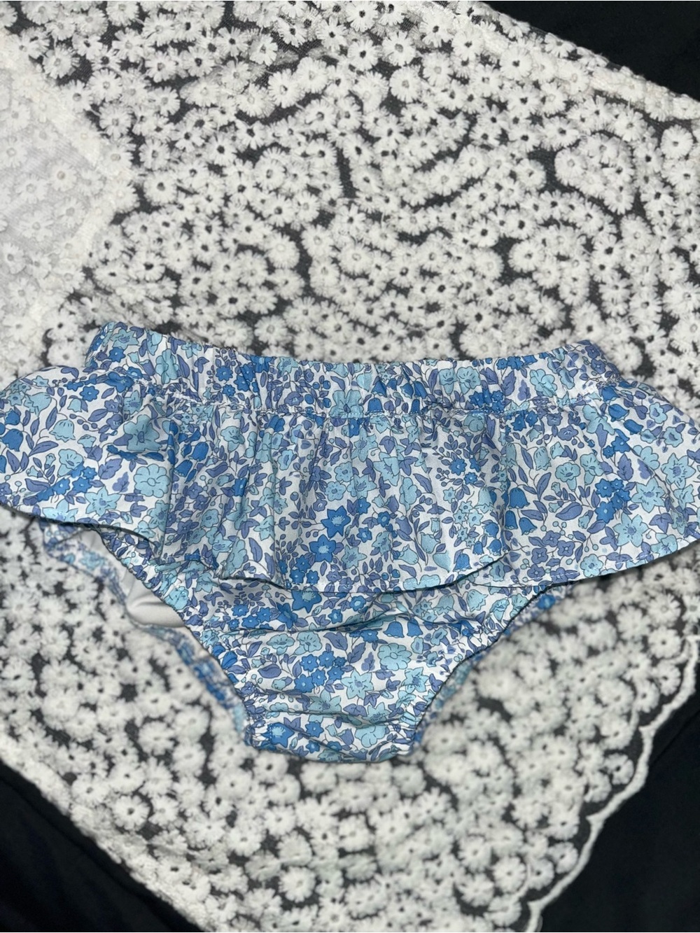 Cecil and Lou Floral Ruffled Swim Bottom - Picture 2 of 13